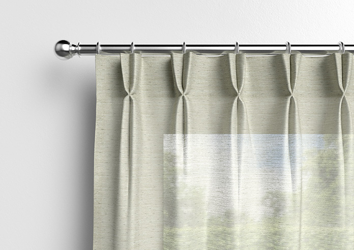 Sahara Voile, Metallic Pearl Grey - Made to Measure Curtains - Image 11
